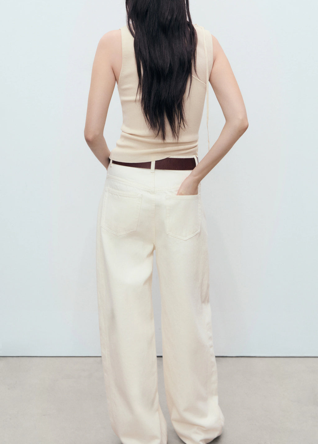 Knitted Top With Cut Out