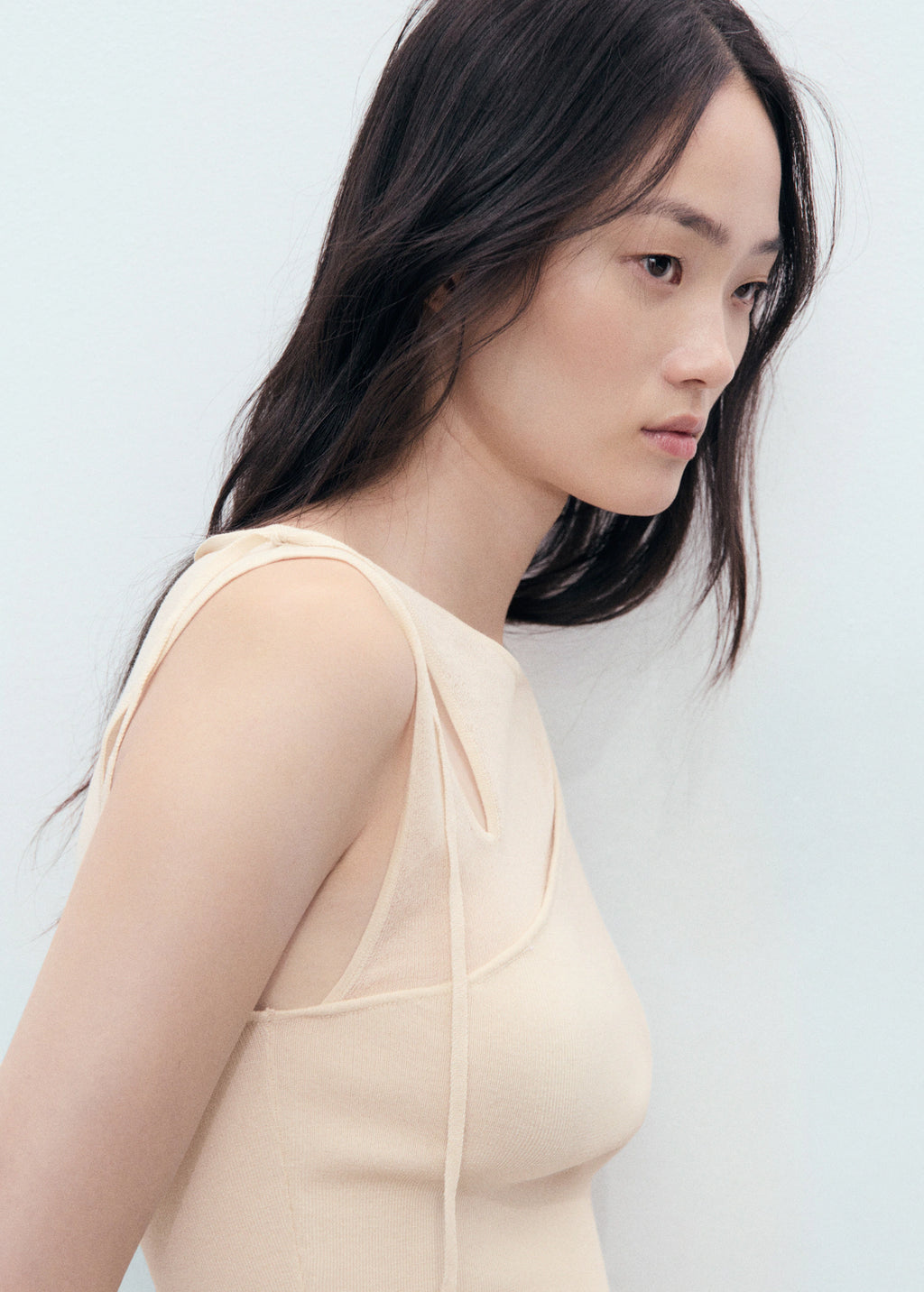 Knitted Top With Cut Out