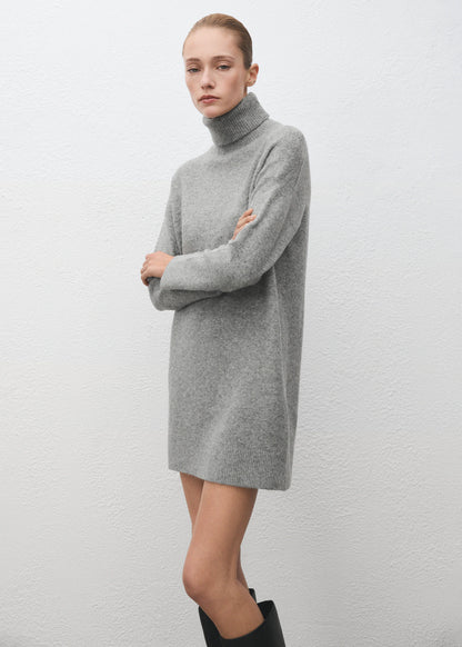 Knitted Turtleneck Dress