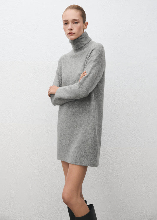Knitted Turtleneck Dress