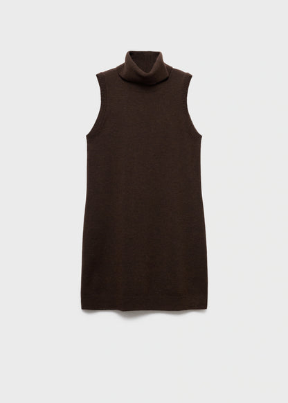 Knitted Turtleneck Dress