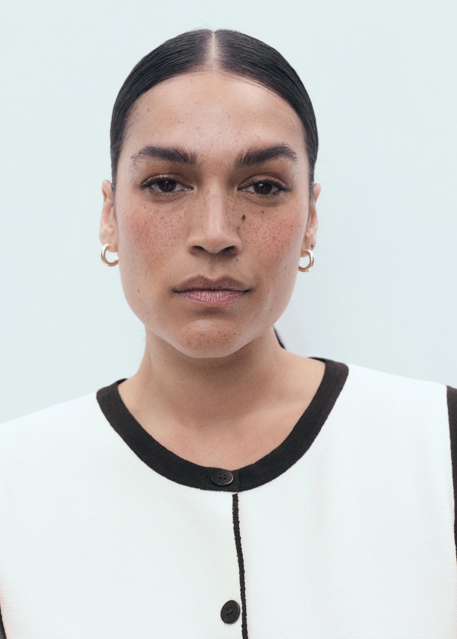 Knitted Waistcoat With Contrast Detail