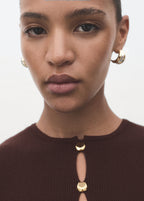 Knitted Waistcoat With Slits