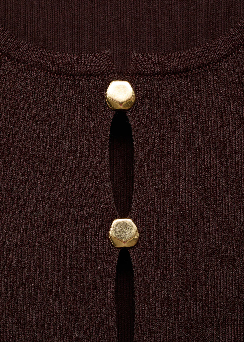 Knitted Waistcoat With Slits