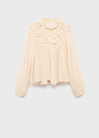 Lace Combination Blouse