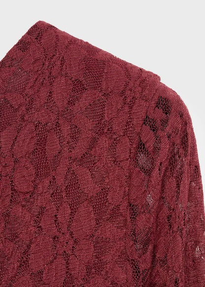 Lace Dress With Bell Sleeves