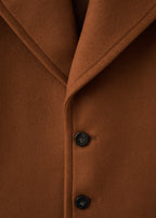 Lapel Manteco Wool Coat