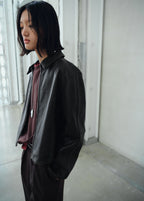 Lapels Leather Jacket
