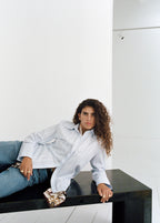 Lapels Striped Shirt