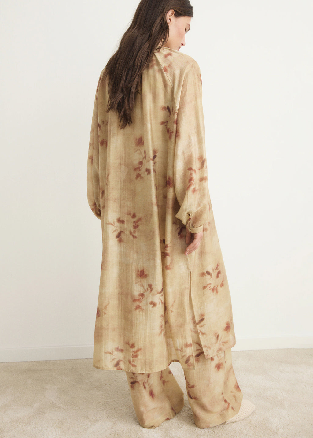 Leaf Print Caftan