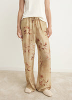 Leaf Print Trousers