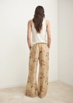 Leaf Print Trousers