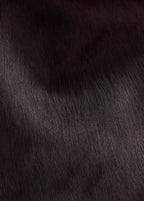 Leather And Fur Effect Mini Skirt