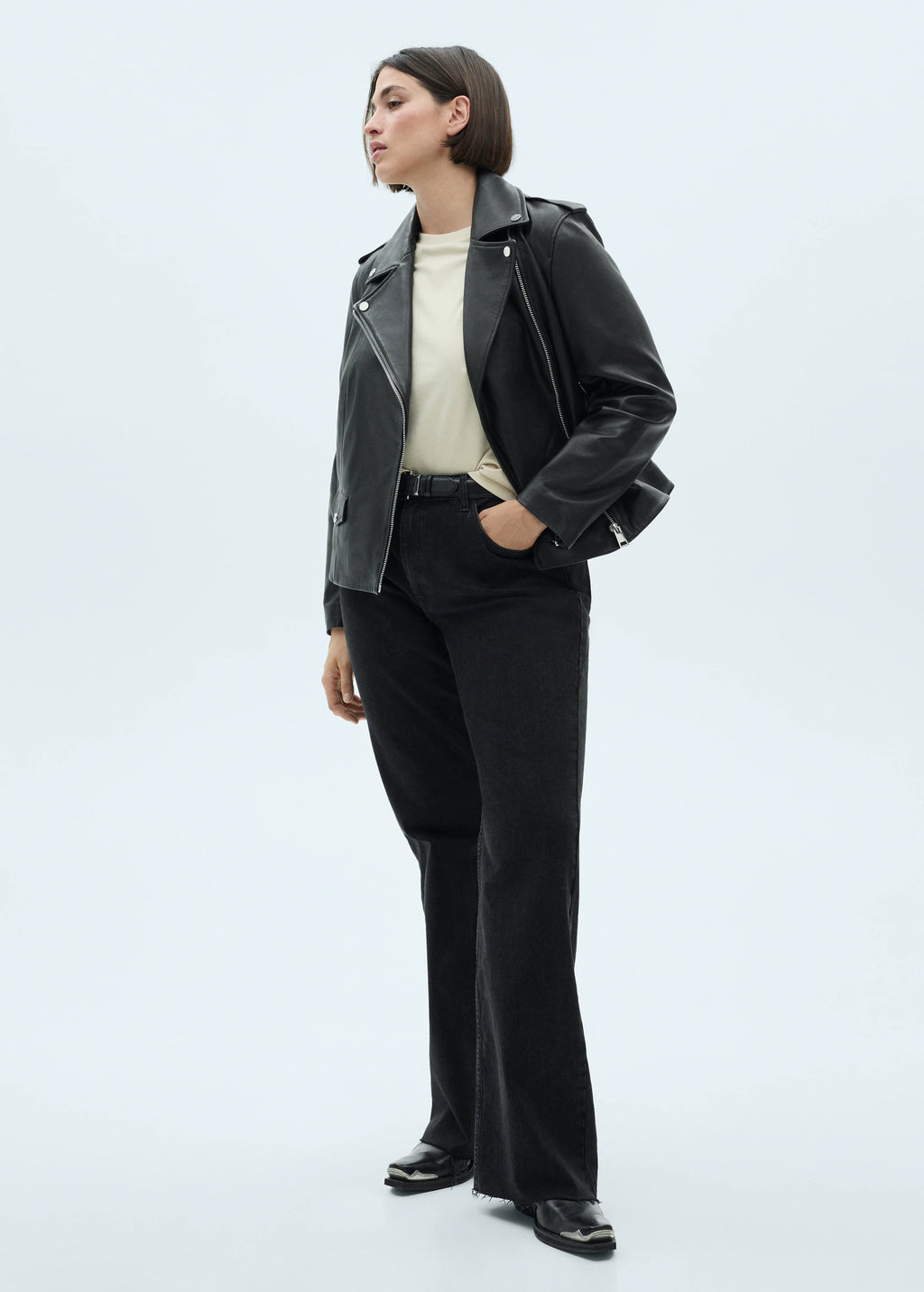 Leather Biker Jacket