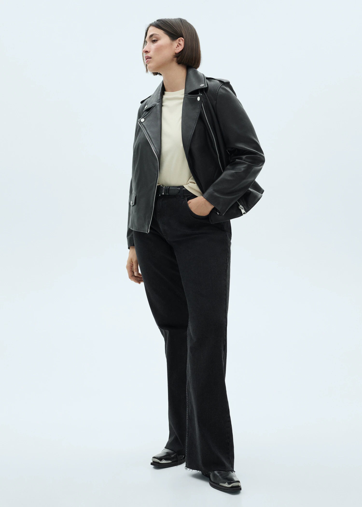 Leather Biker Jacket