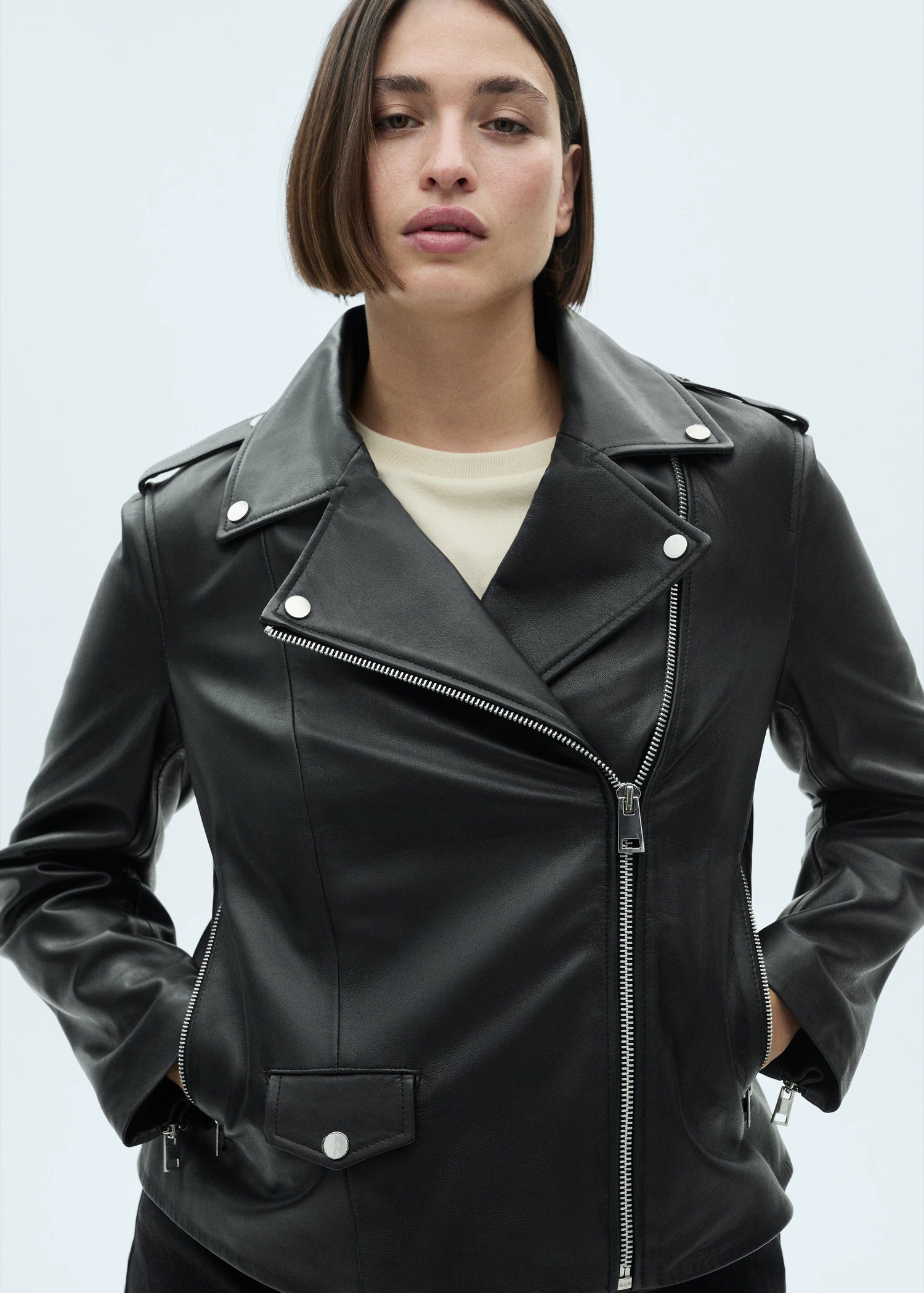 Leather Biker Jacket
