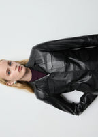 Leather Jacket With Flap Pockets