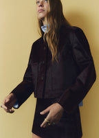 Leather Jacket With Fur Pockets