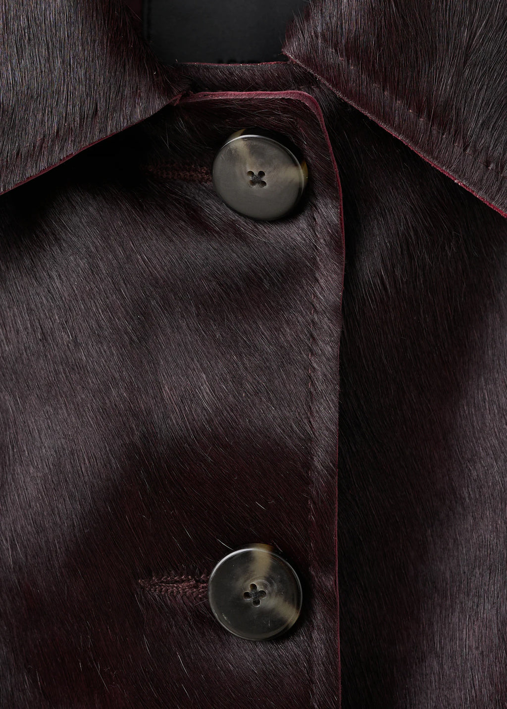 Leather Jacket With Fur Pockets