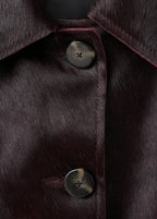 Leather Jacket With Fur Pockets