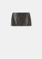 Leather Miniskirt
