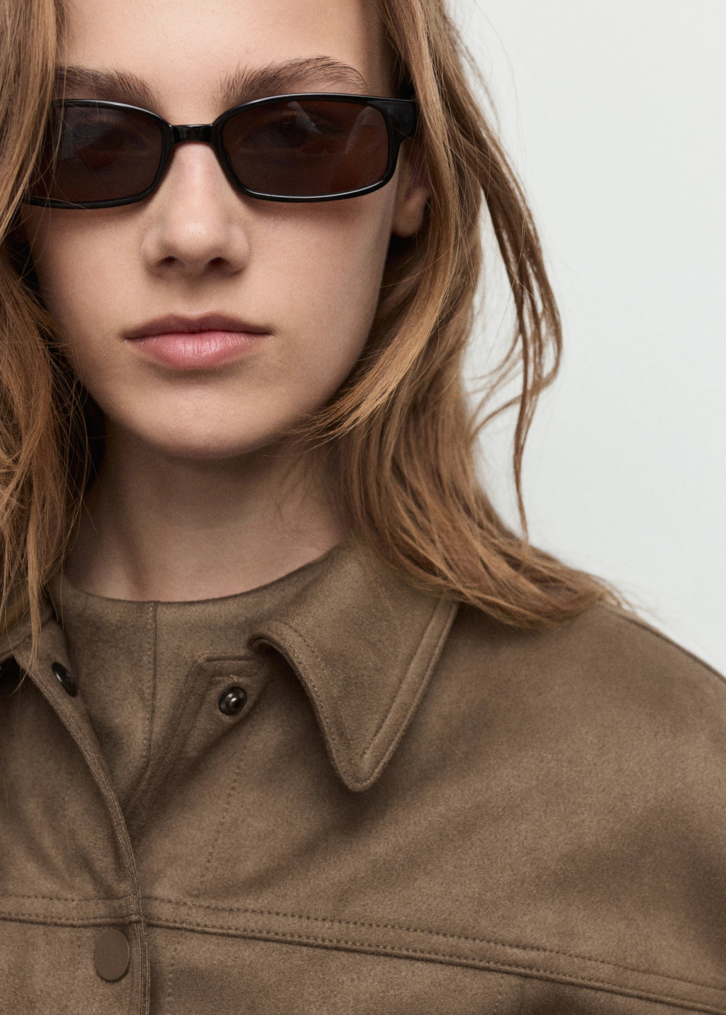 Leather Effect Jacket With Pockets