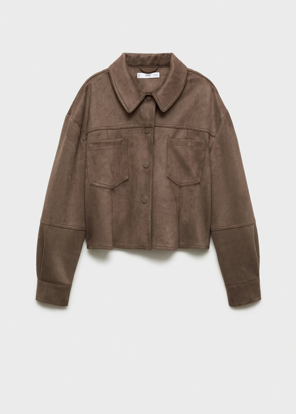 Leather Effect Jacket With Pockets