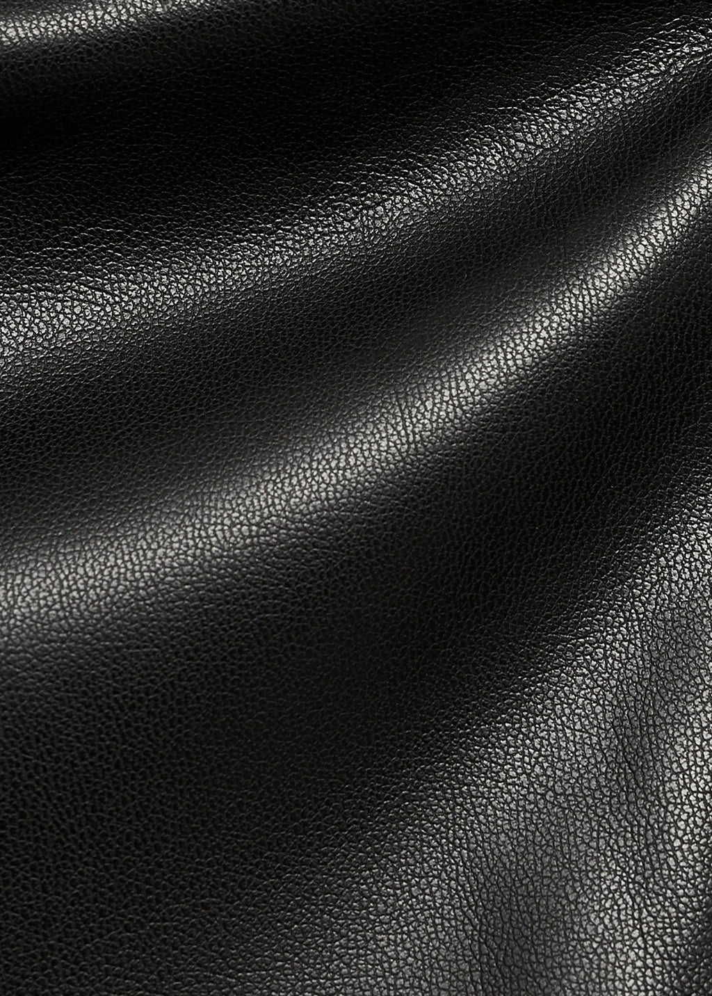 Leather Effect Top With Open Shoulders