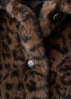 Leopard Fur Effect Coat