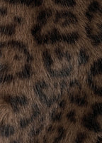 Leopard Fur Effect Coat