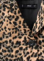 Leopard Print Jacket With Buttons