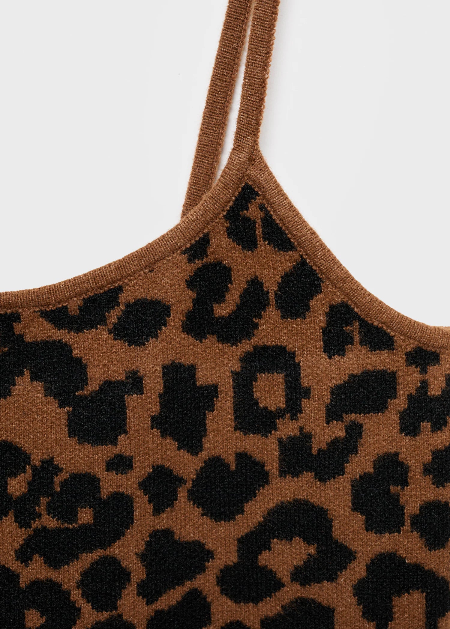 Leopard Print Knitted Top