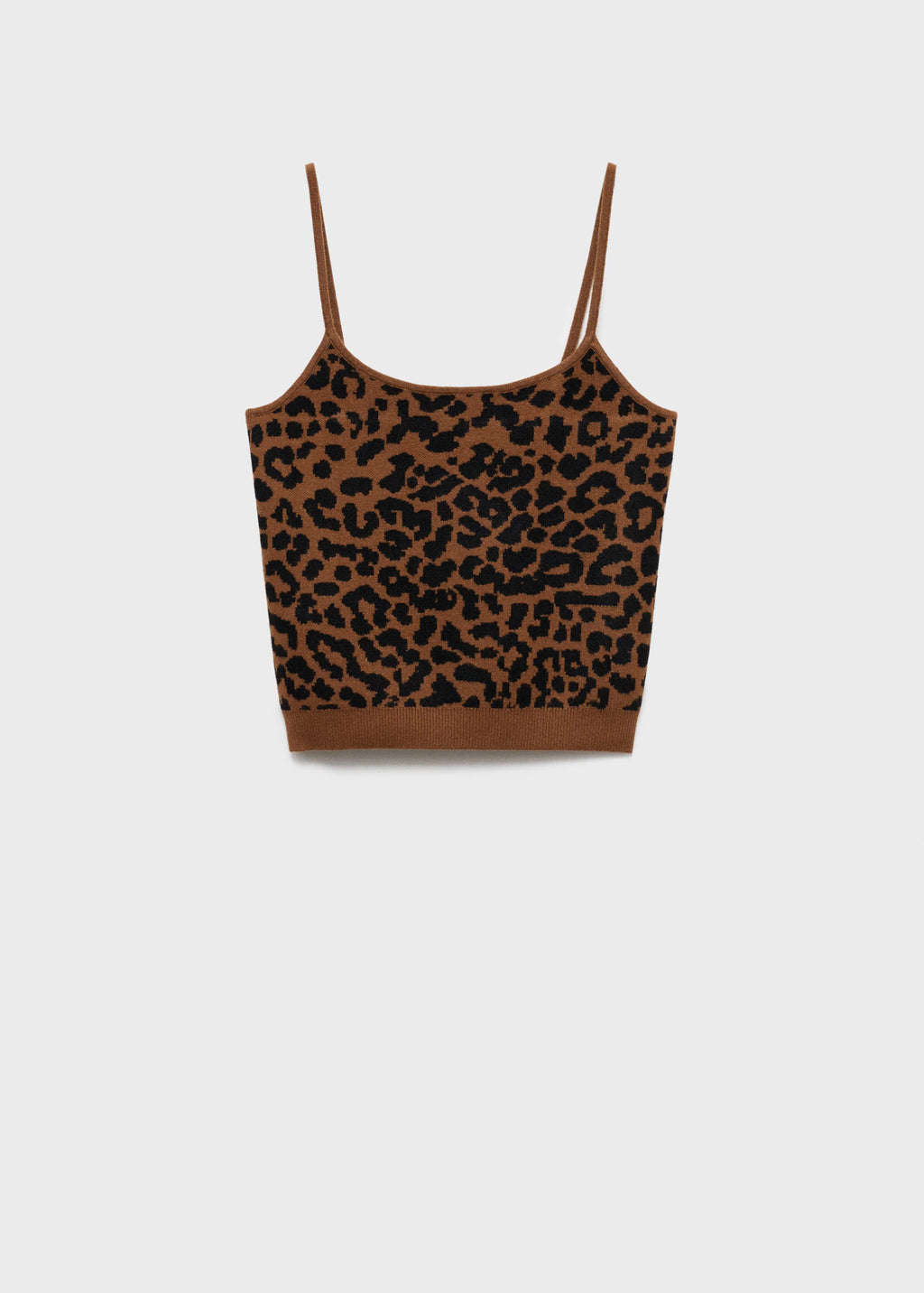 Leopard Print Knitted Top