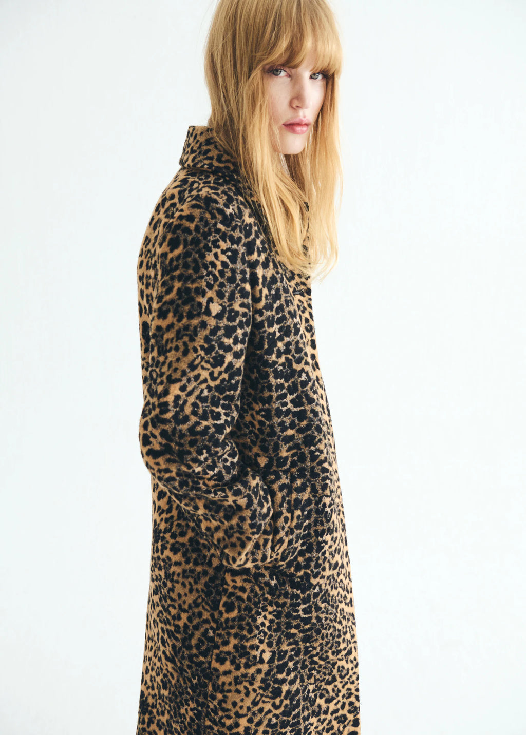 Leopard Print Long Coat