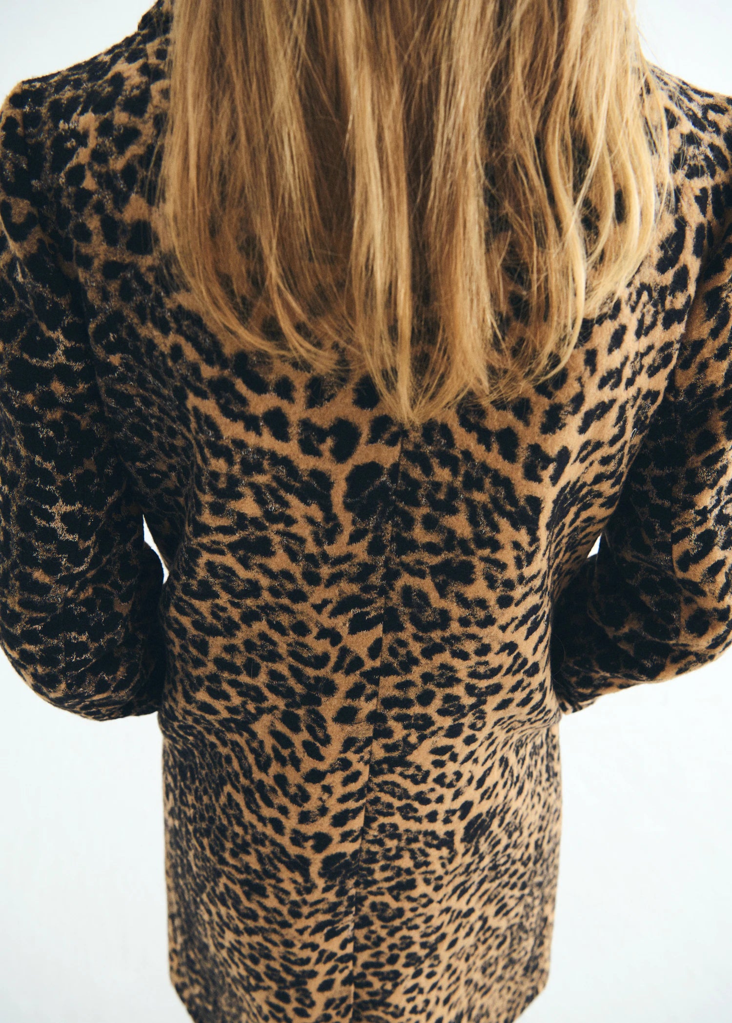 Leopard Print Long Coat