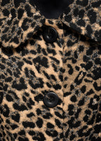 Leopard Print Long Coat