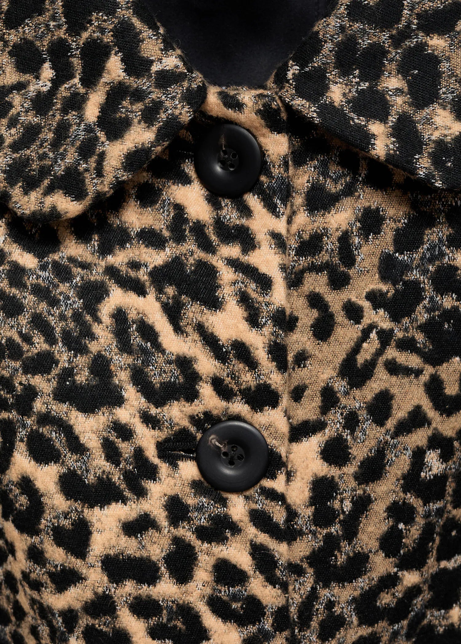 Leopard Print Long Coat