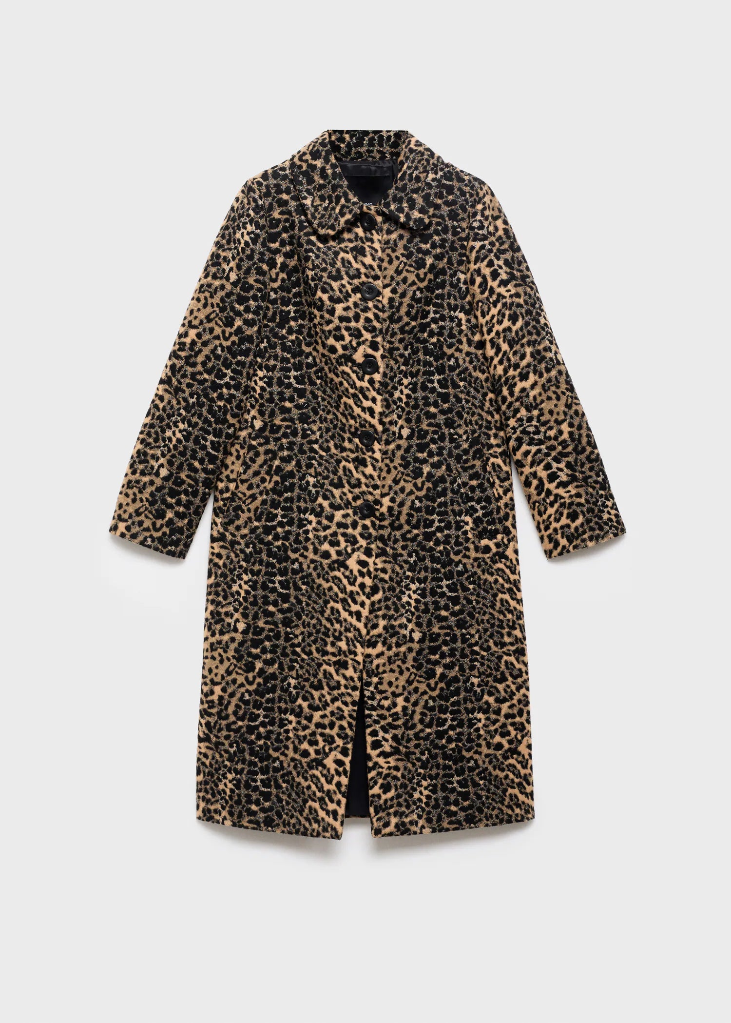 Leopard Print Long Coat