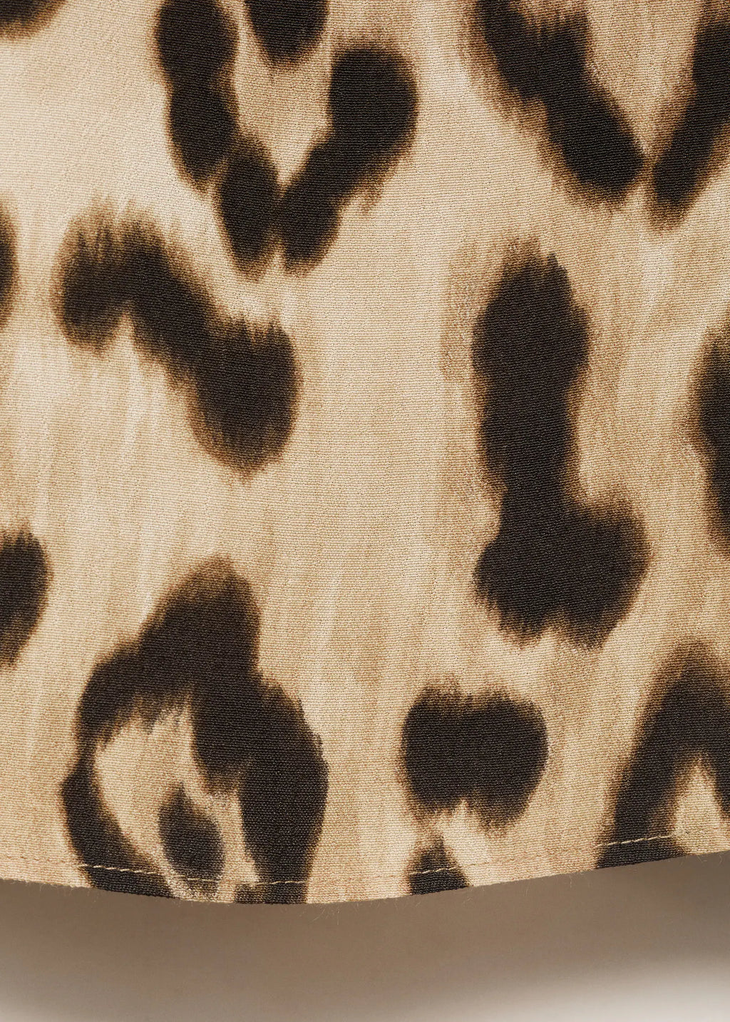 Leopard Print Low Cut Top