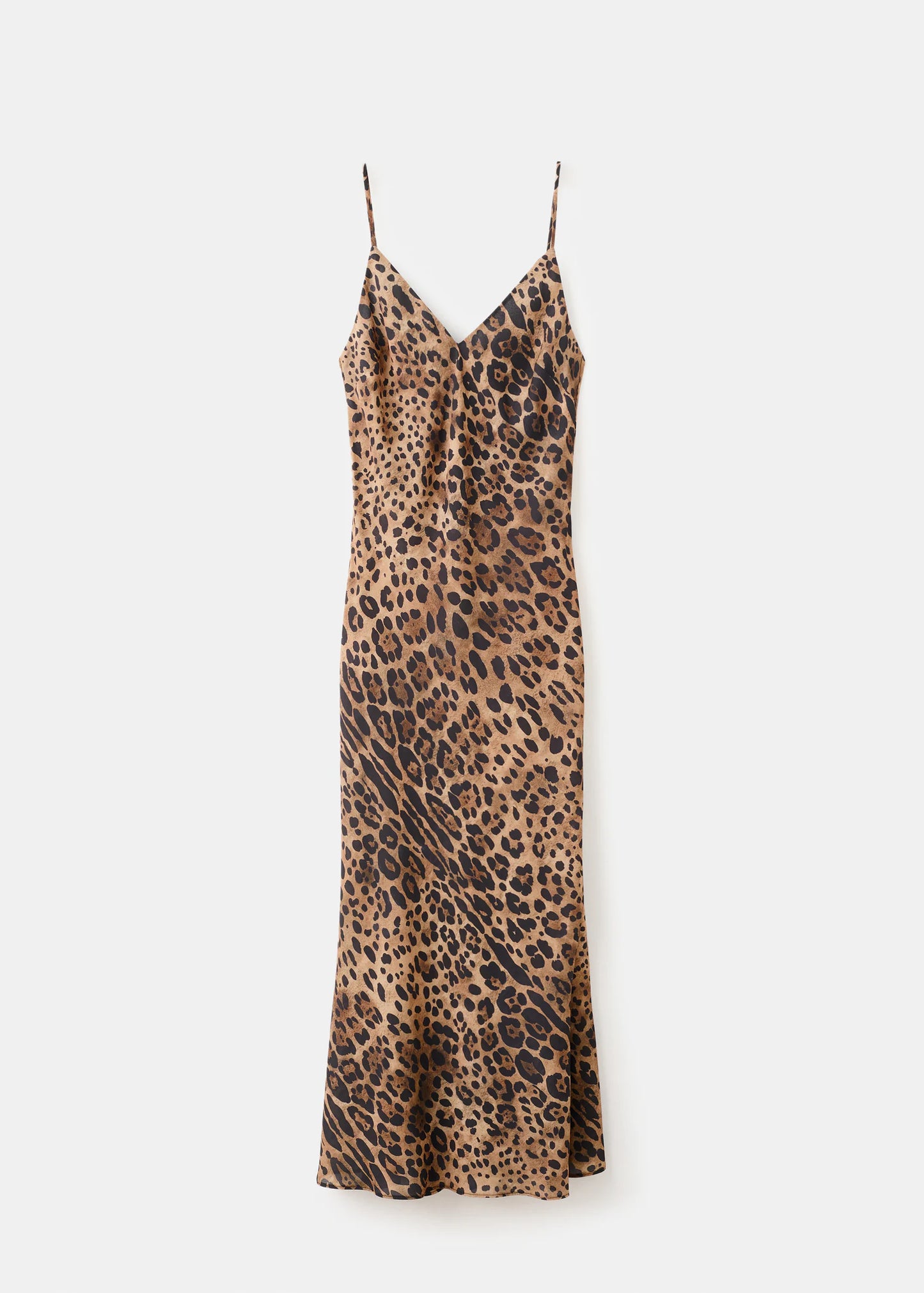 Leopard Print Open Back Dress