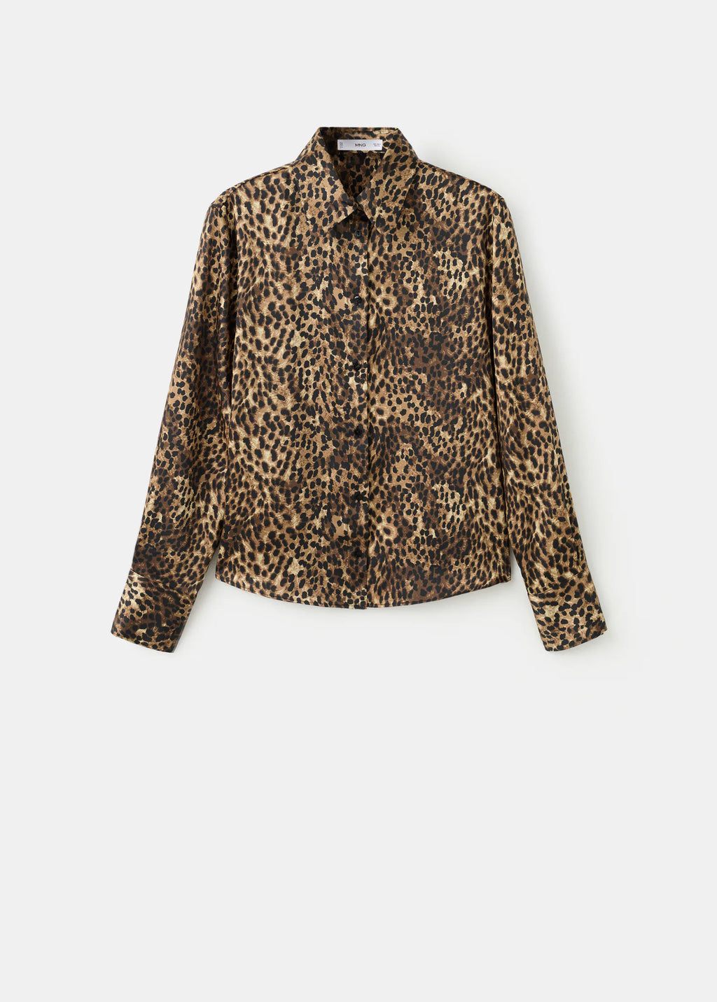 Leopard Print Satin Shirt