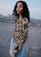 Leopard Print Shirt With Pocket