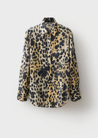 Leopard Print Shirt With Pocket