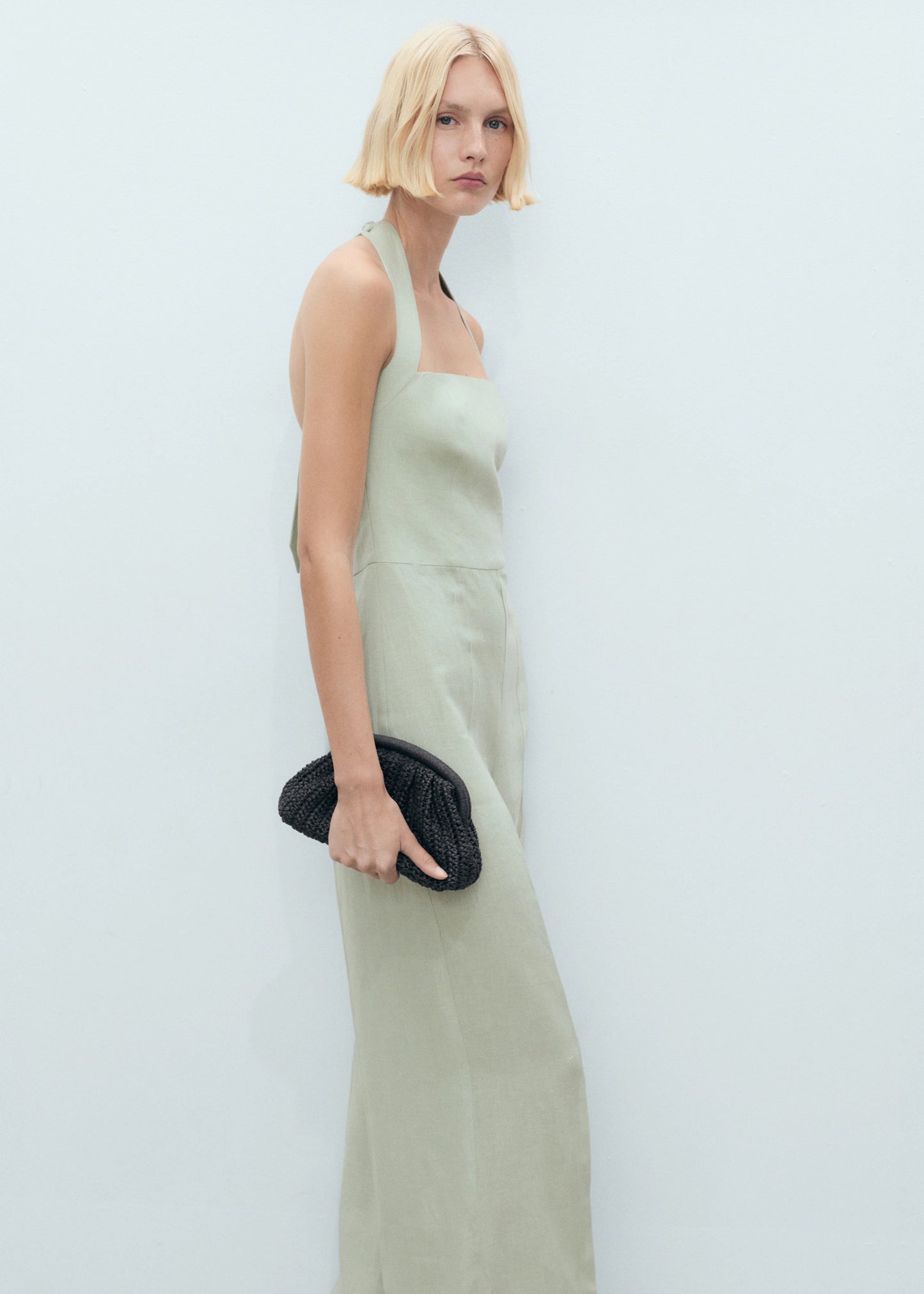 Linen Halter Jumpsuit