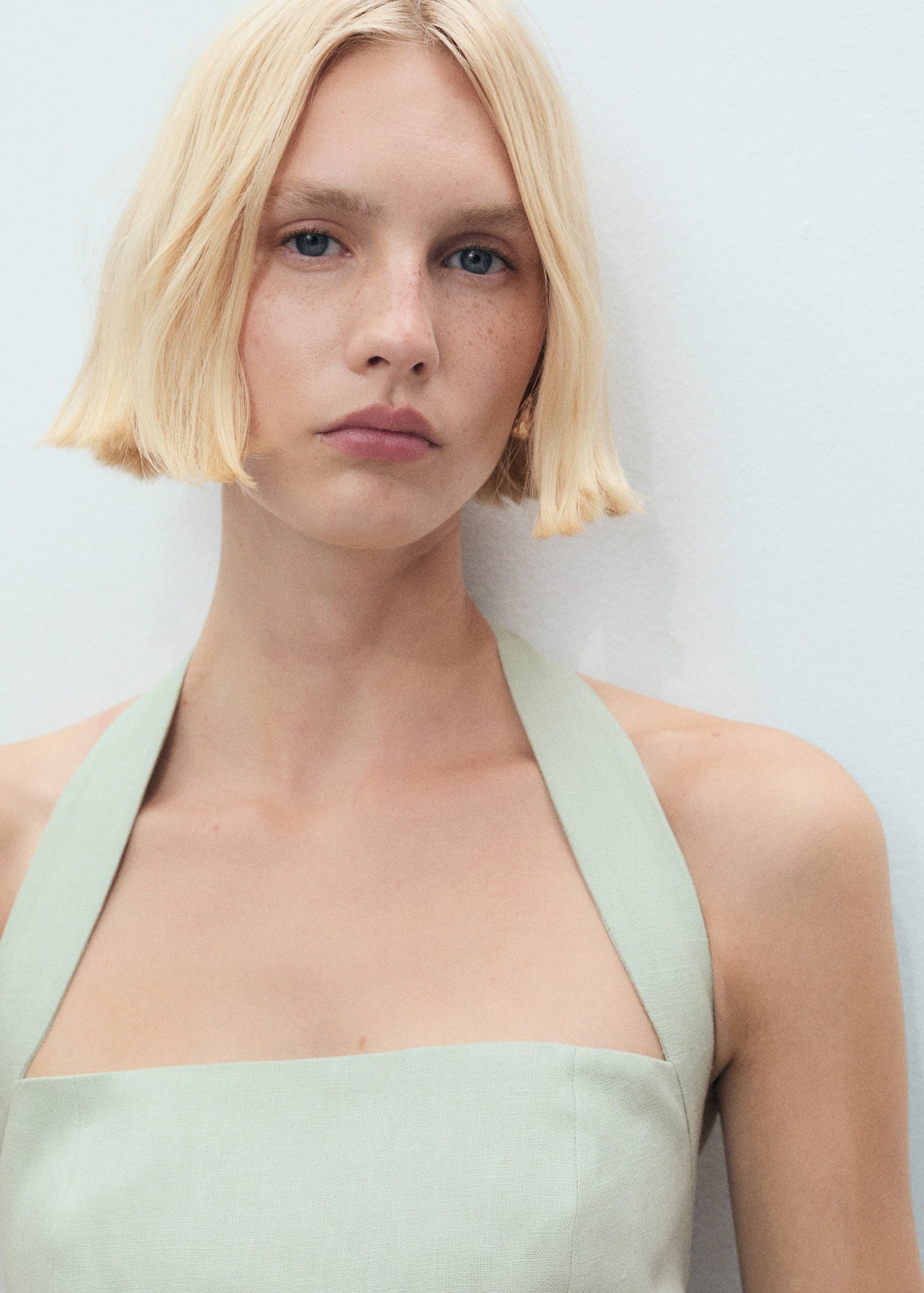 Linen Halter Jumpsuit