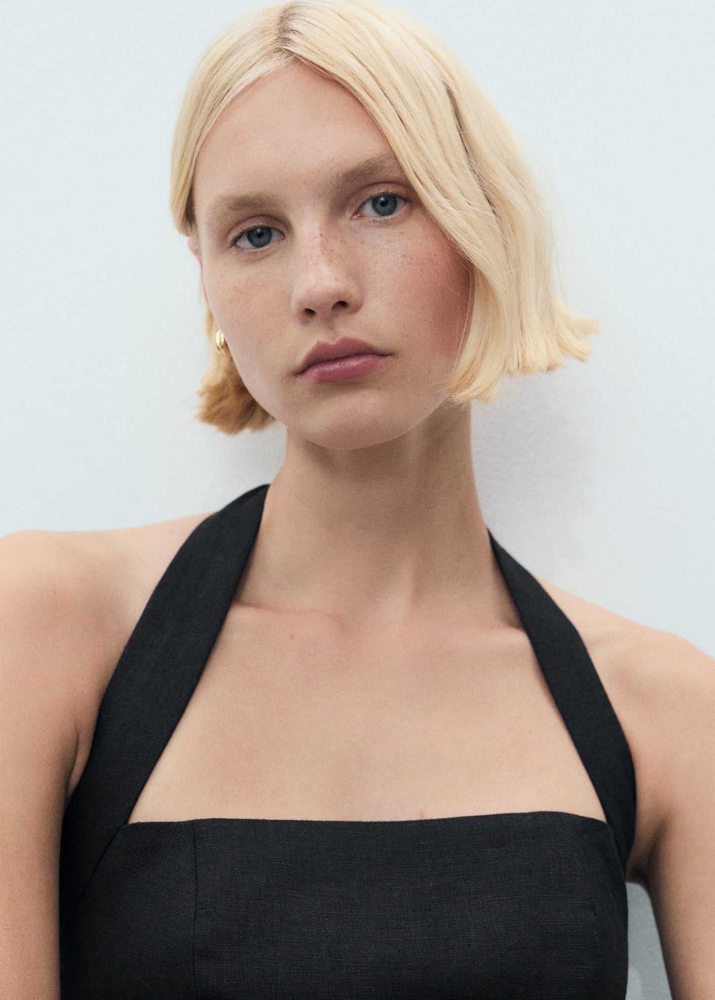 Linen Halter Jumpsuit