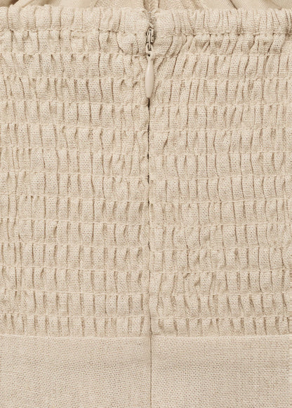 Linen Jumpsuit With Hoop Detail