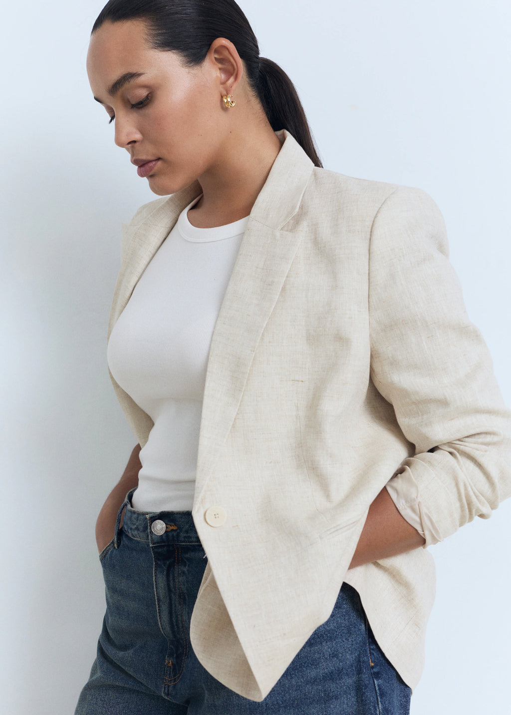 Linen Suit Jacket