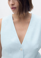 Linen Suit Waistcoat