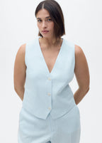 Linen Suit Waistcoat